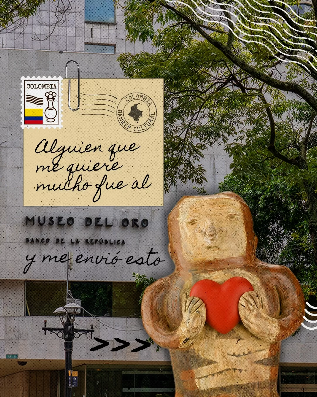 Alguien que me quiere mucho fue al Museo del Oro y me envío esto