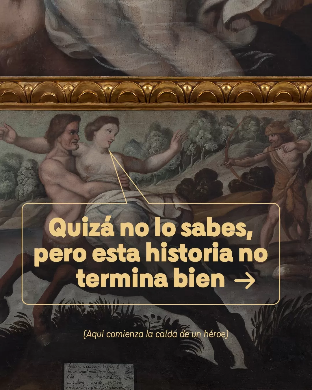 Quizá no lo sabes, pero esta historia no termina bien. (Aquí comienza la caída de un héroe) 
