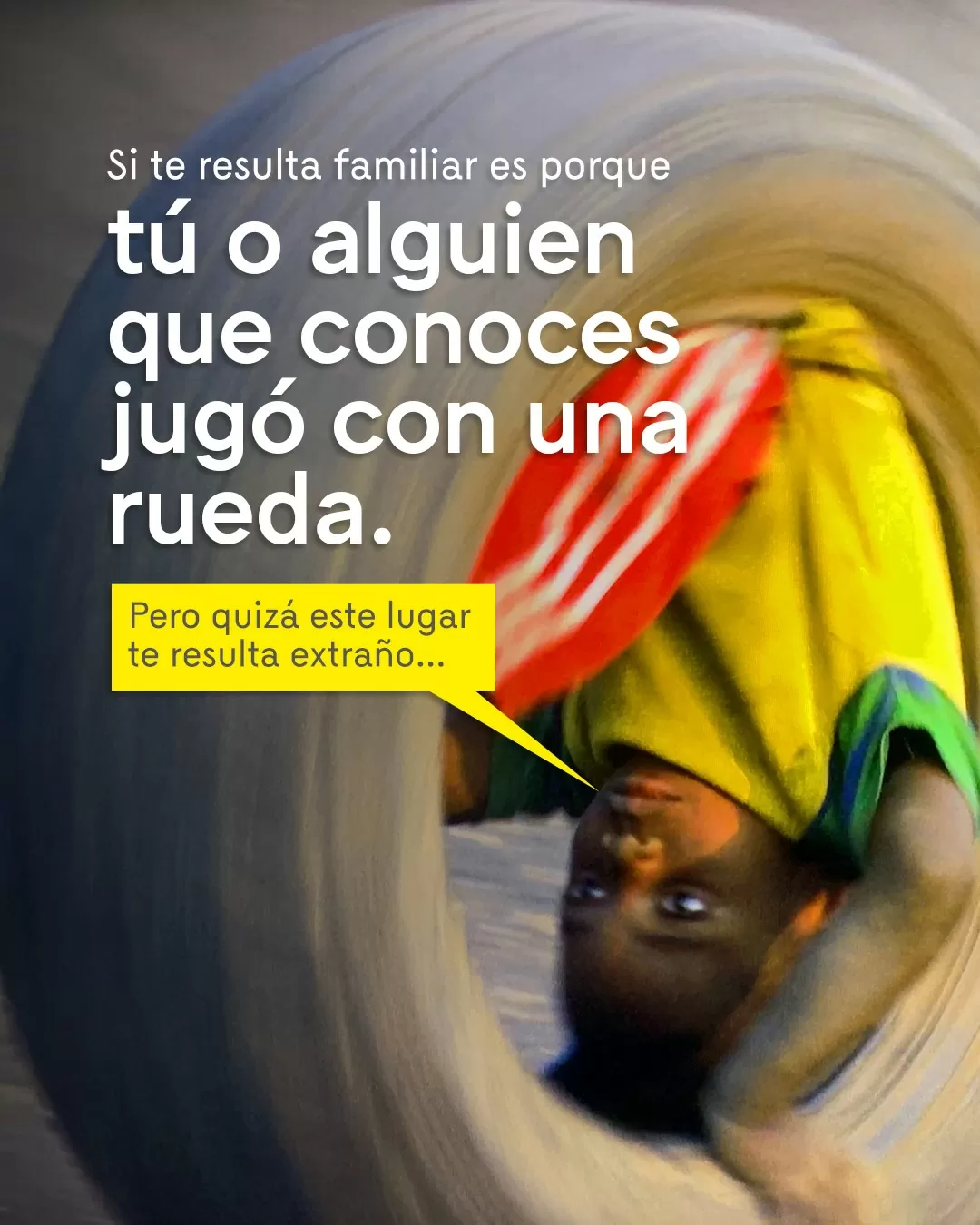 Si te resulta familiar es porque tú o alguien que conoces jugó con una rueda.