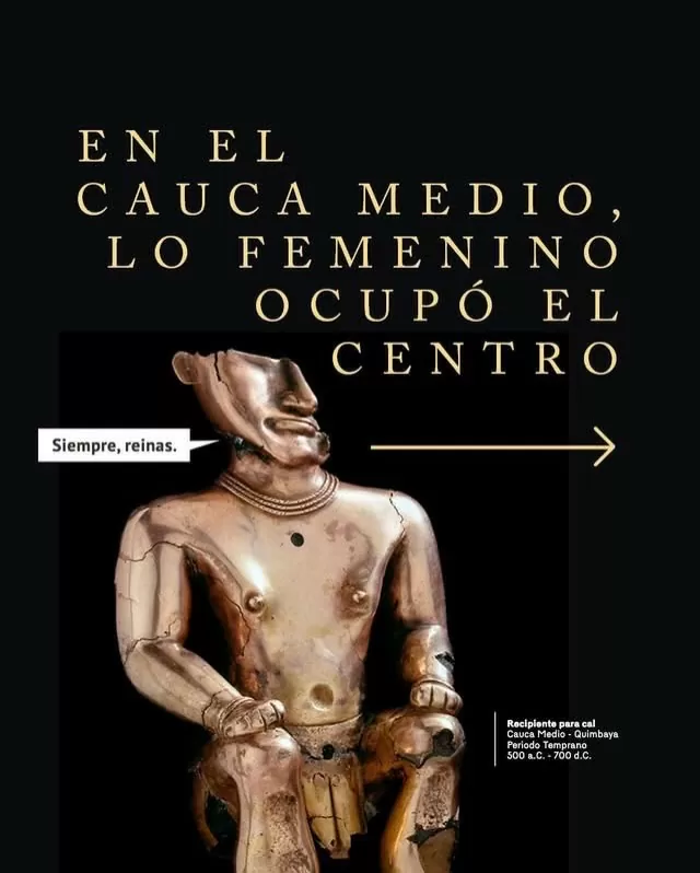 En el Cauca Medio lo femenino ocupó el centro.