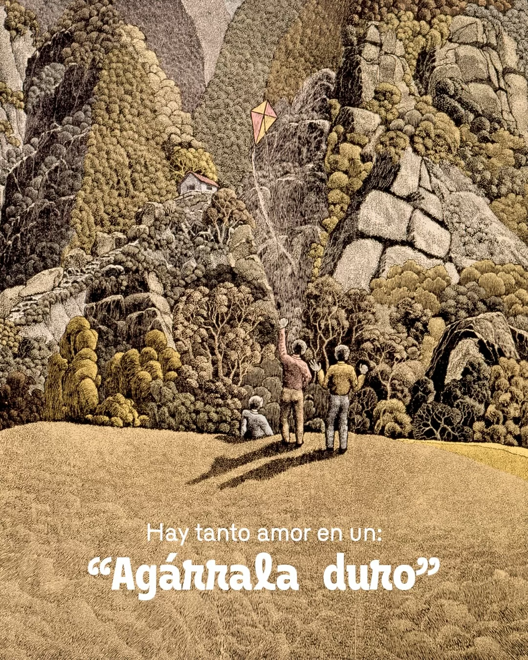 Hay tanto amor en un "Agárrala duro"