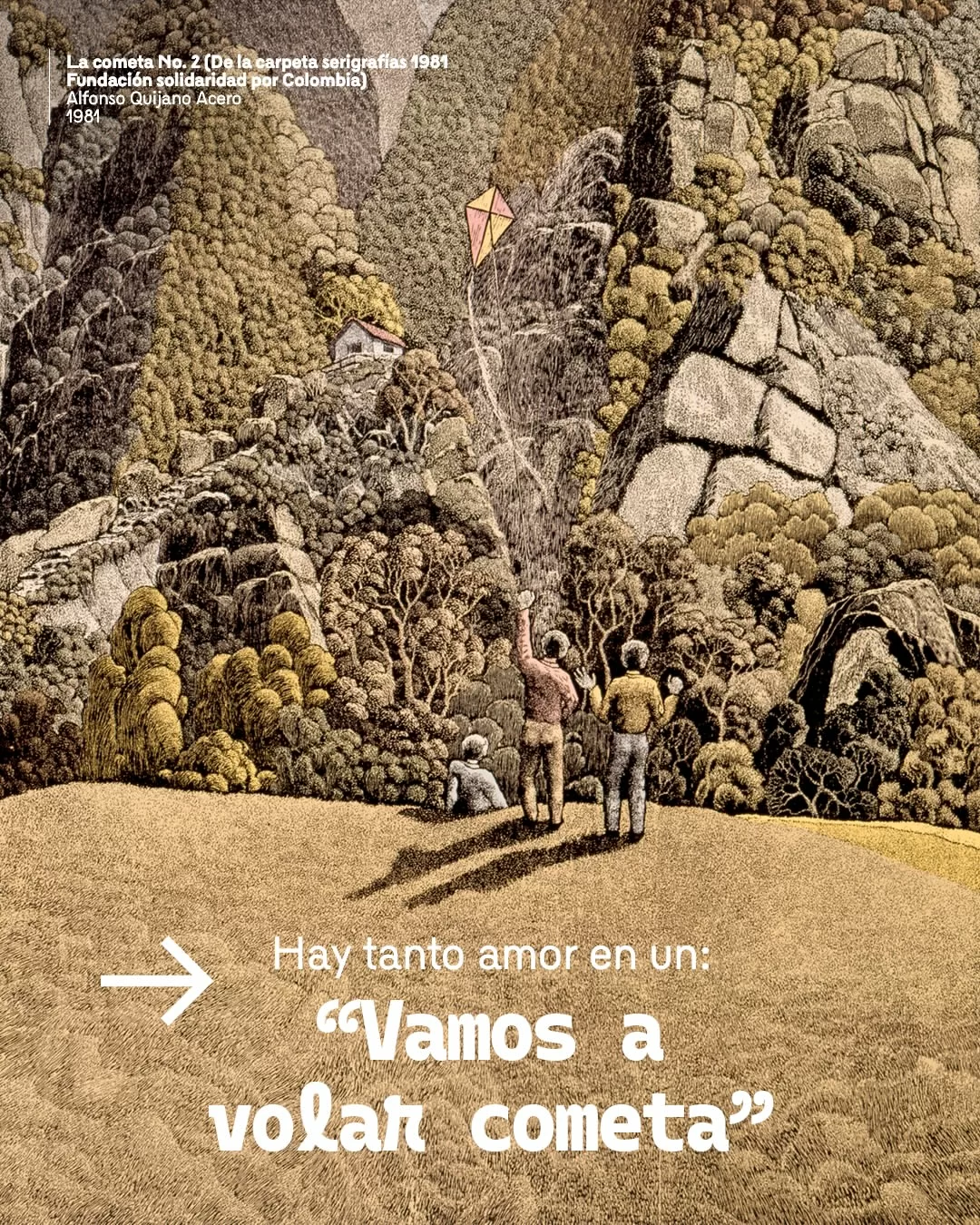 Hay tanto amor en un "vamos a volar cometa"