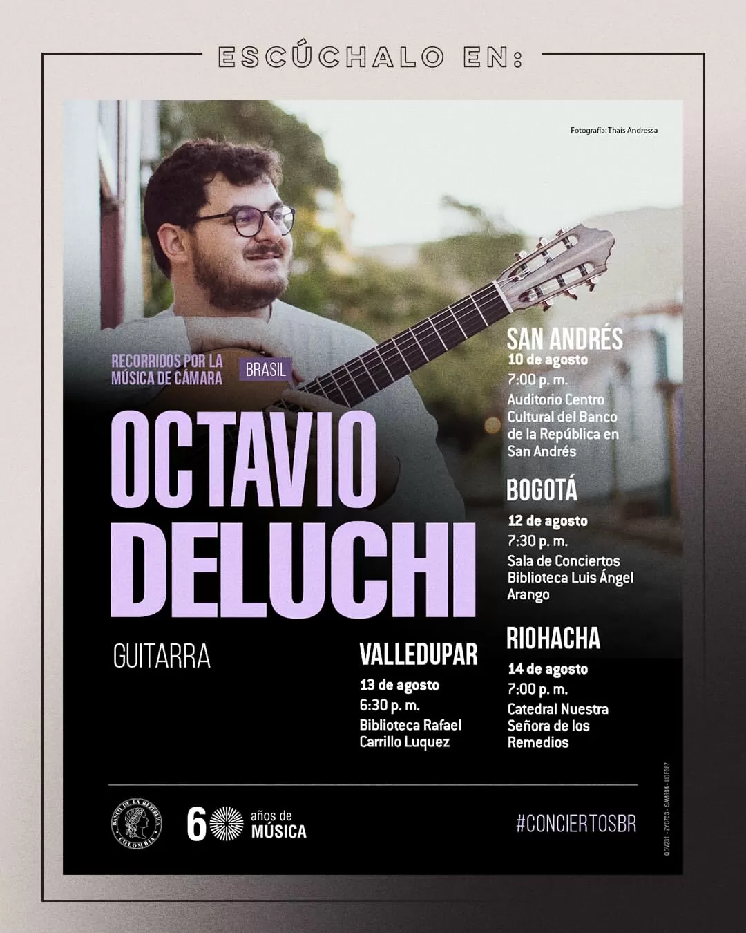 Escúchalo en San Andrés, Bogotá, Valledupar y Riohacha.