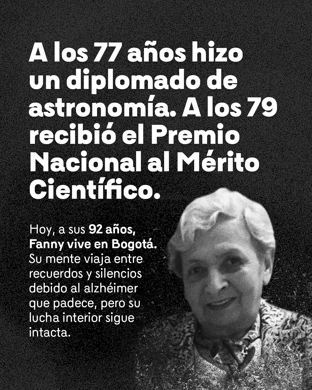 Ilustración fondo rojo, con la imagen de Fanny González Taborda, refiriendo a uno de sus poemas.