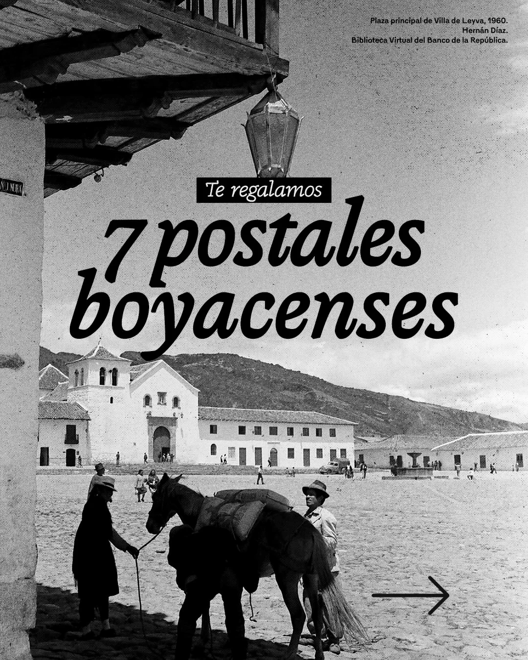 Te regalamos 7 postales boyacenses.