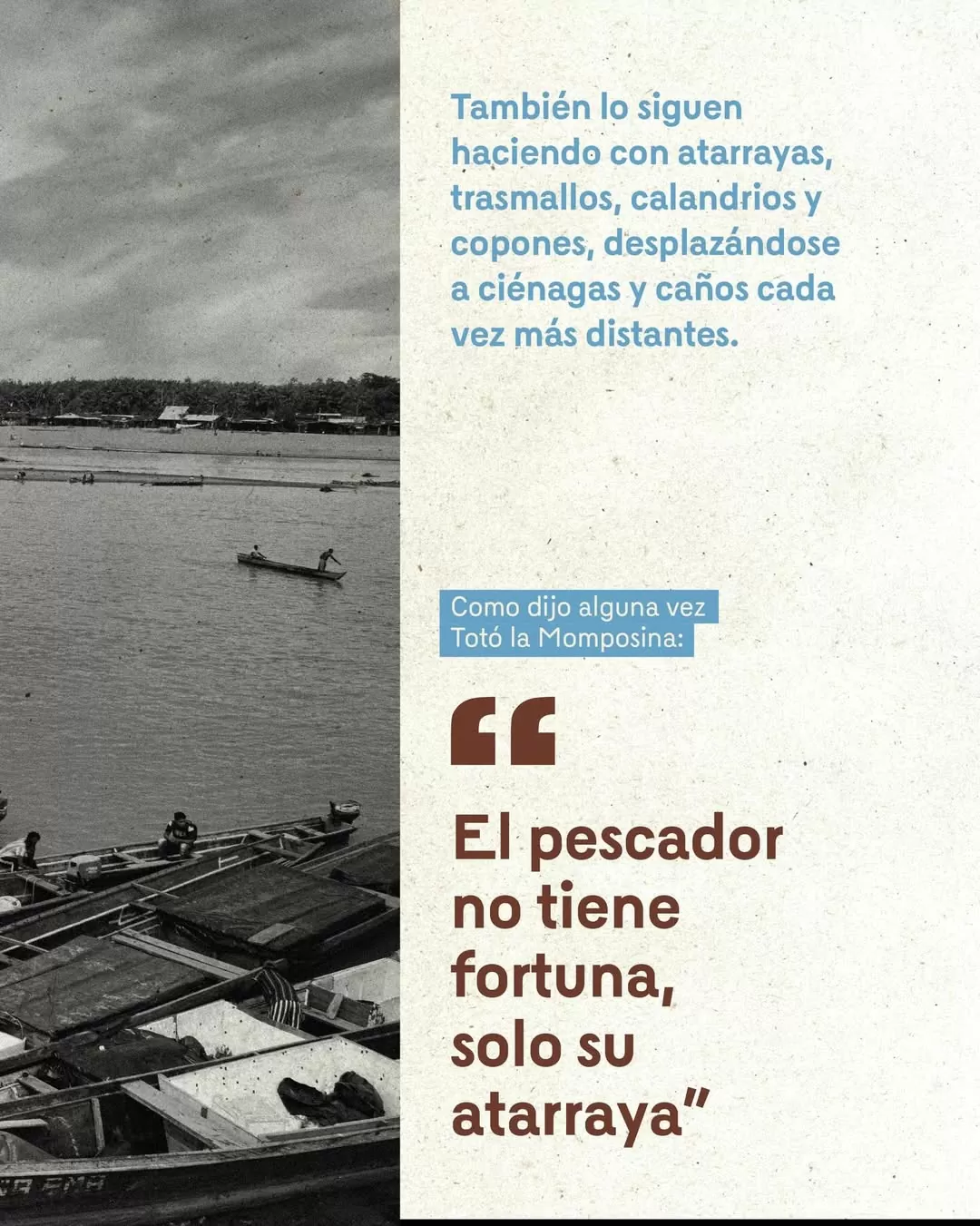 Fotografía de Óscar Garces. Chocó, Quibdó, Colombia. 4 de marzo de 2020: Pescadores a orillas del río Atrato. Shutterstock