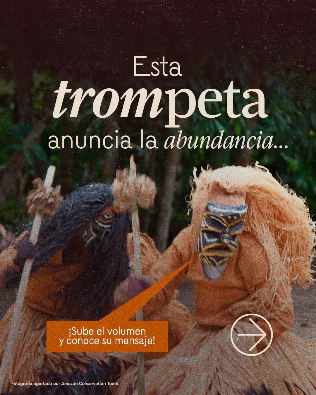 Esta trompeta anuncia la abundancia.. 