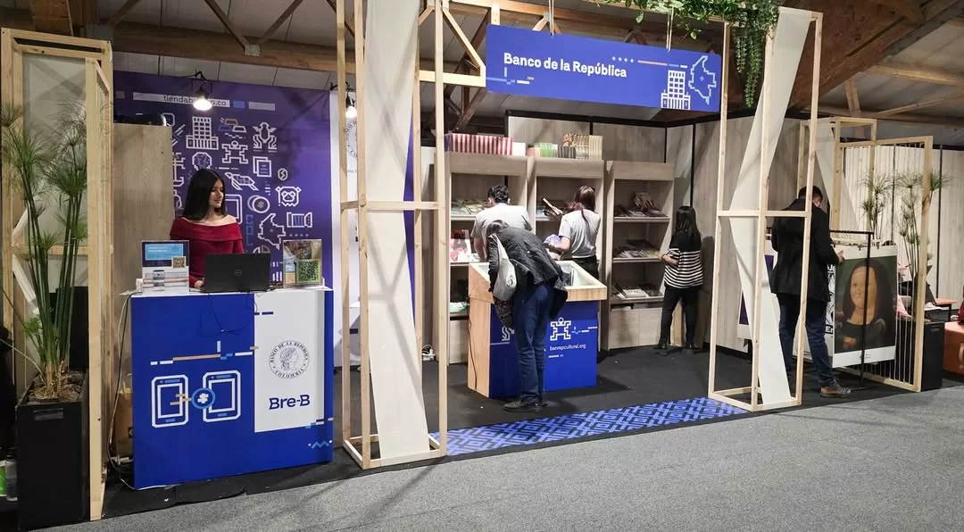 Stand del Banco de la República en la FilBo 2026.