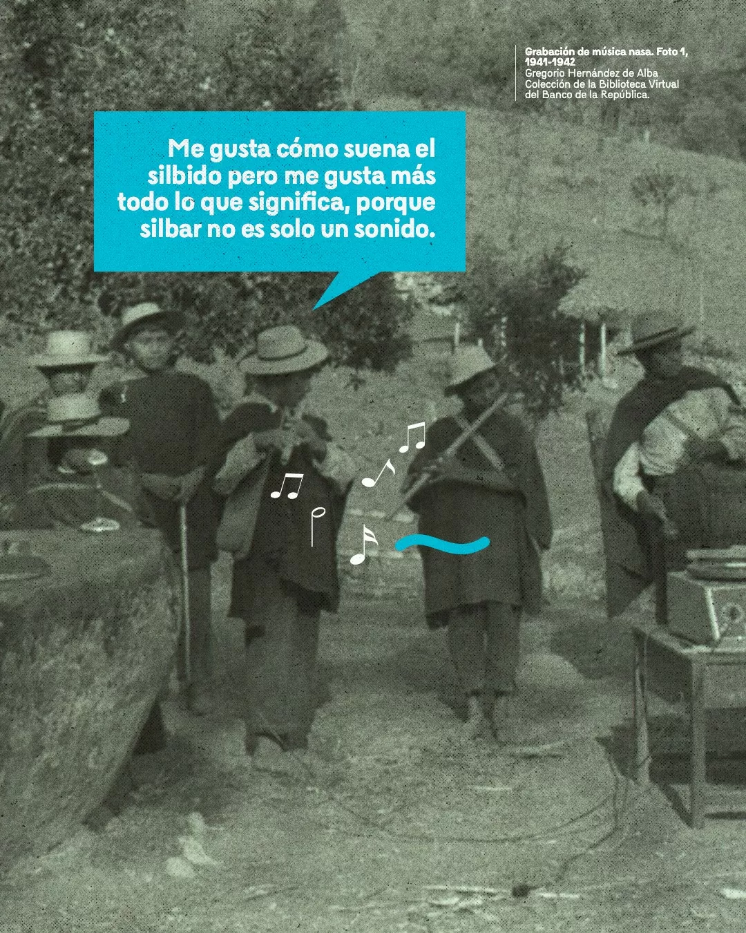Me gusta cómo suena el silbido pero me gusta más todo lo que significa, porque silbar no es solo un sonido.