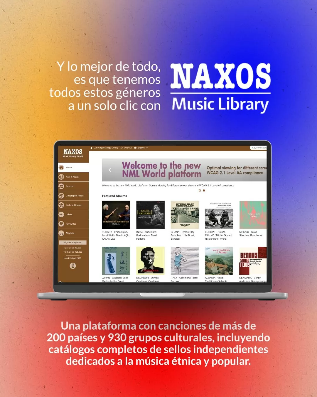 Y lo mejor de todo es que tenemos todos estos géneros a un solo clic con Naxos Music Library.