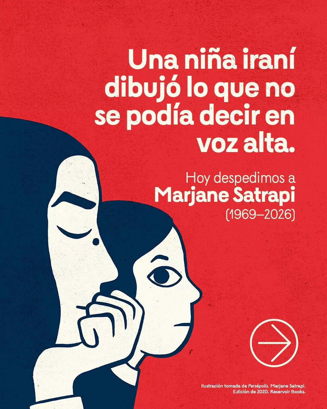 Una niña iraní dibujó lo que no se podía decir en voz alta.