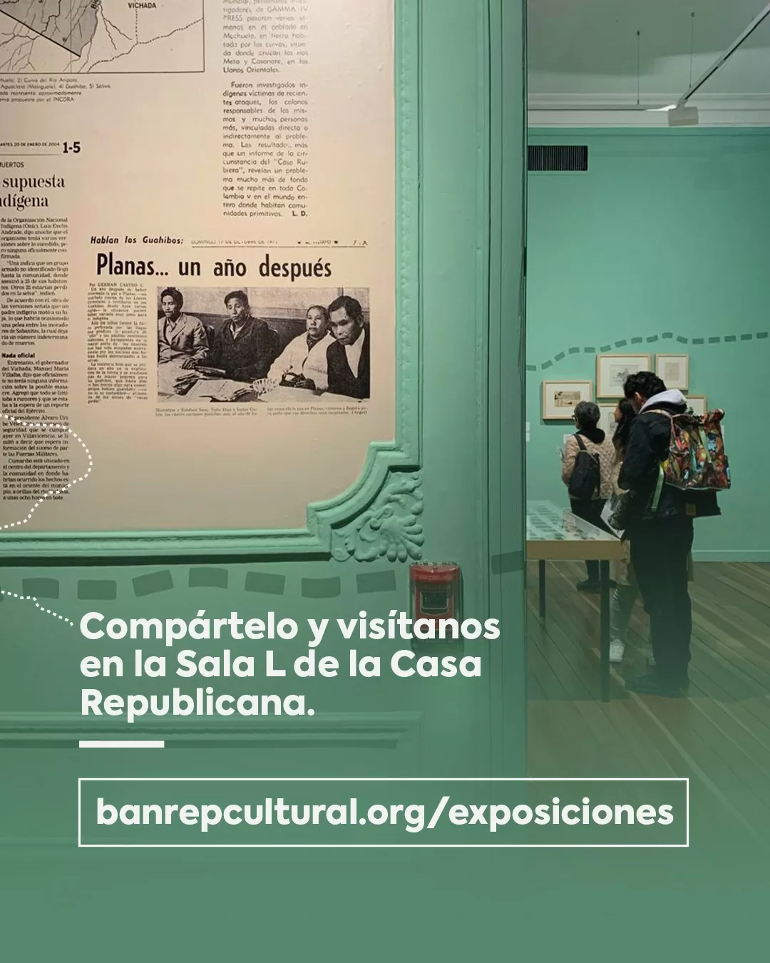 Compártelo y visítanos en la Sala L de la Casa Republicana.