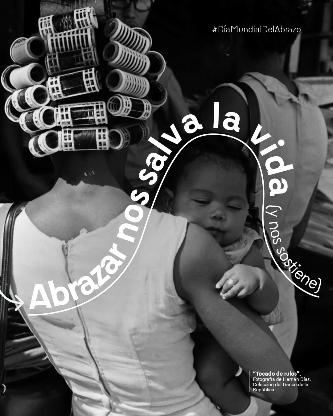 Tocado de rulos. Fotografía de Hernán Díaz. Colección del Banco de la República 