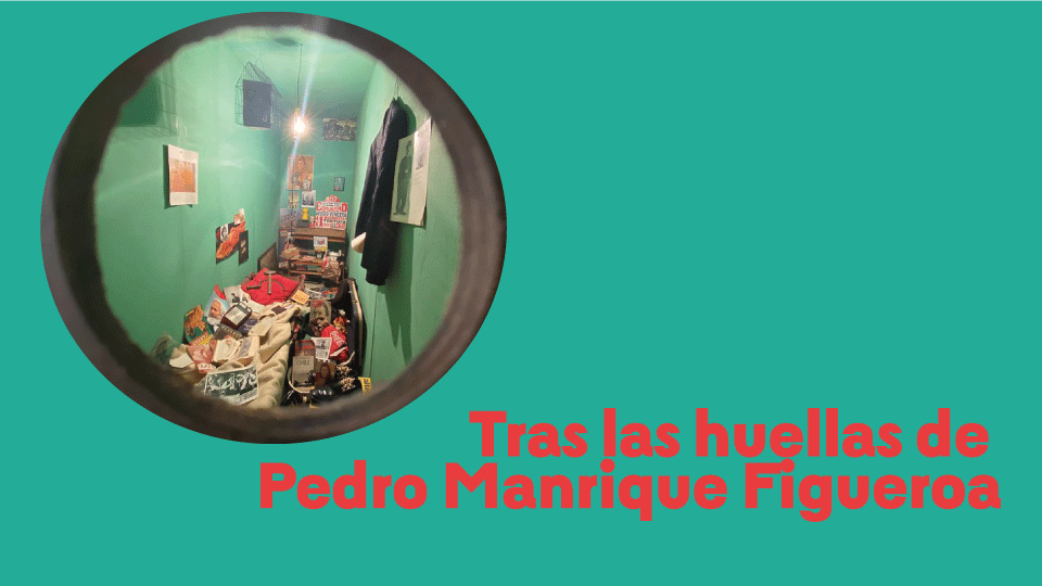 foto del cuarto de Pedro Manrique Figueroa en un fondo verde