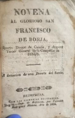 Foto de Novena al Glorioso San Francisco de Borja