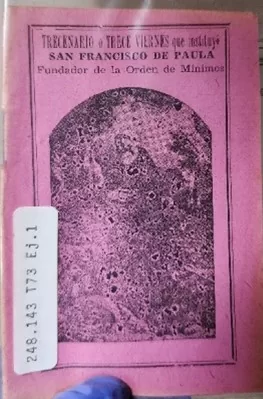 Foto de Trecenario o trece viernes que instituyó San Francisco de Paula 