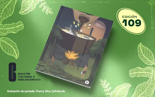 Portada BCB 108. Invitación Ilustracion Andrea Ocampo