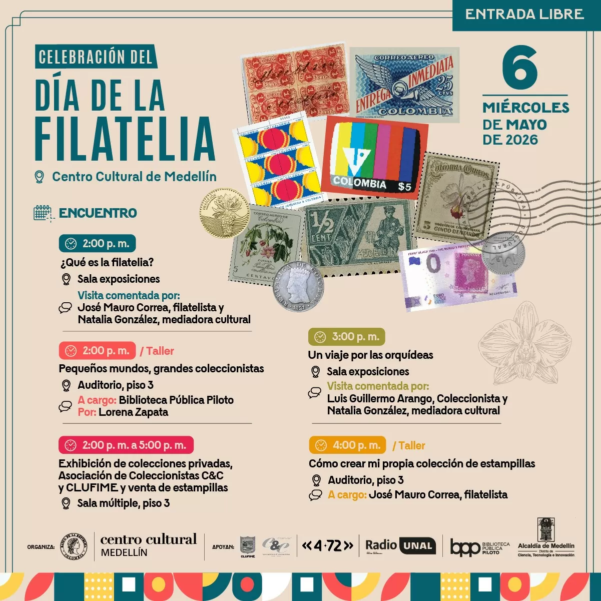 Programación Día de la Filatelia 2026