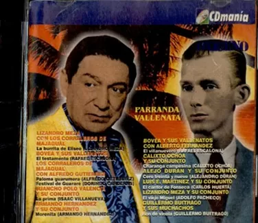 Imagen a color del CD Parranda vallenata de Guillero Buitrago y sus muchachos