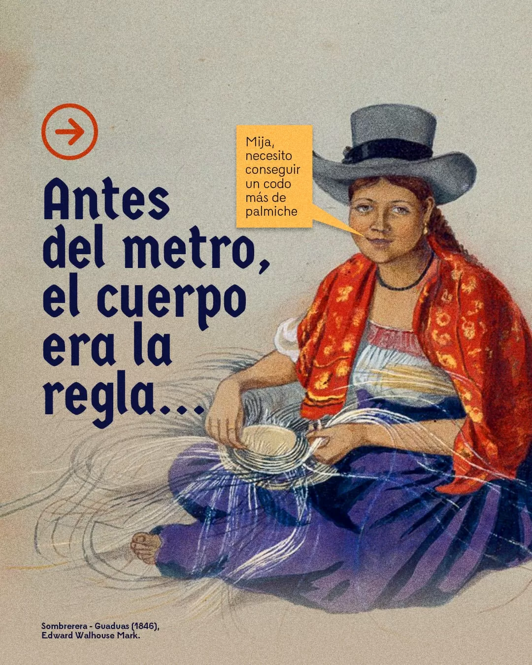 Antes del metro, el cuerpo era la regla...