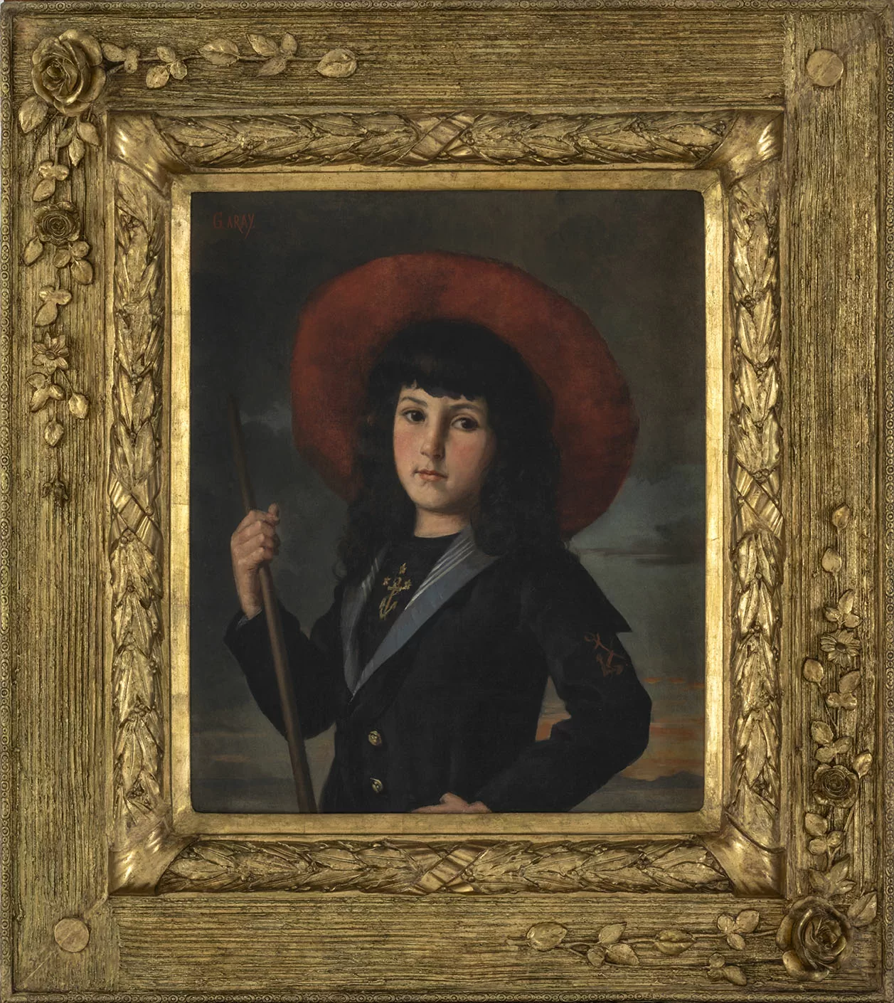 Niño con sombrero rojo