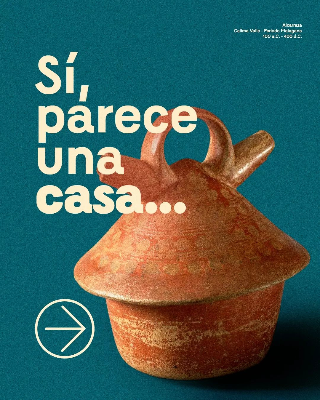 Imagen con foto de una alcarraza, del periodo Malagana