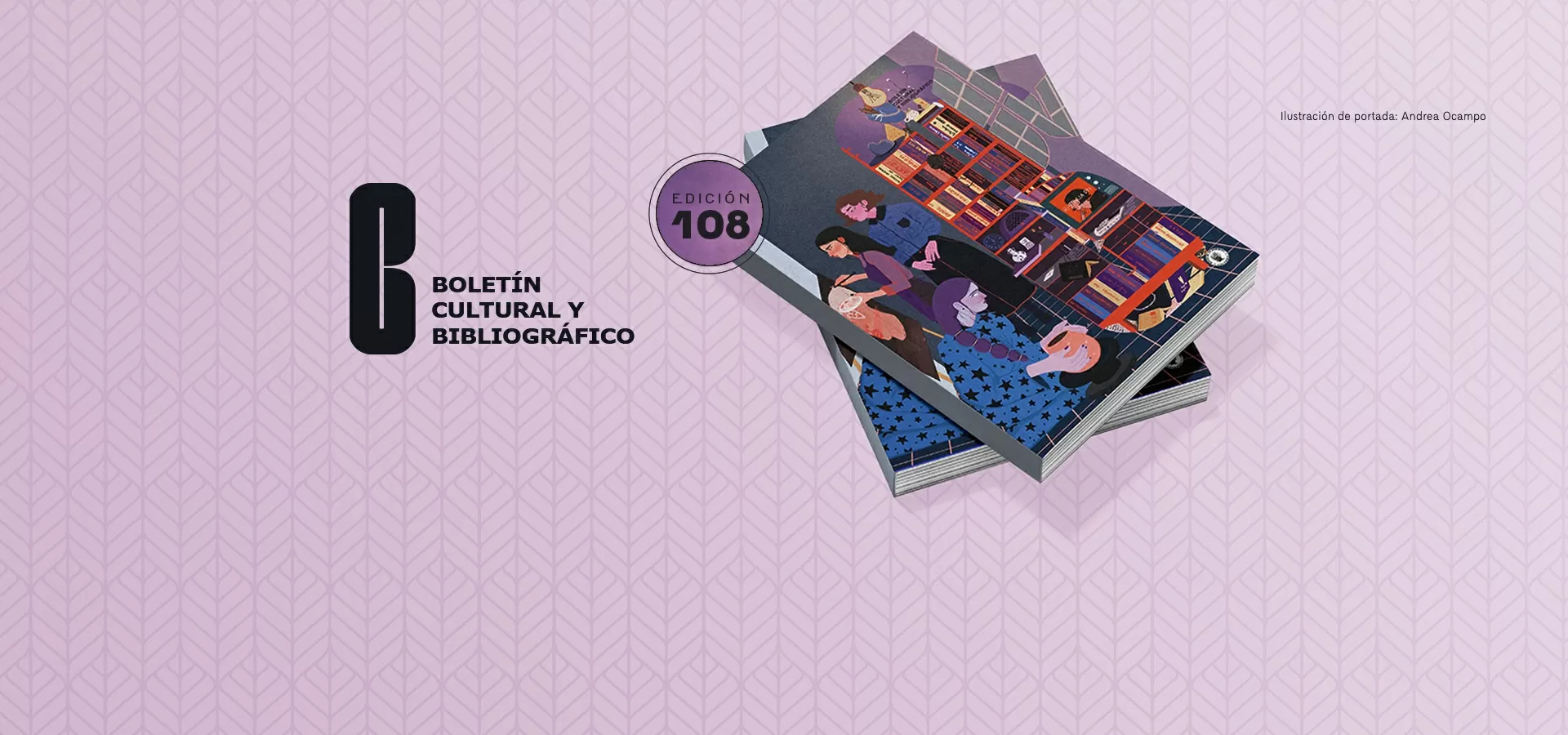 Portada BCB 108. Ilustración Andrea Ocampo