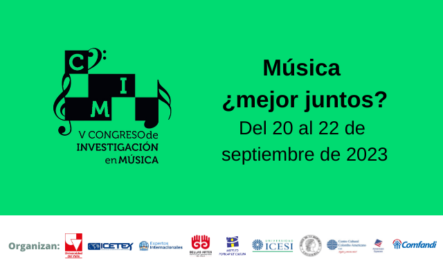 imagen en fondo verde con nombre el congreso y los logos de las instituciones aliadas 