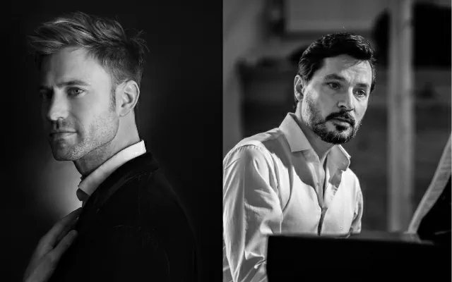 Retrato en blanco y negro de Benjamin Appl y Simon Lepper