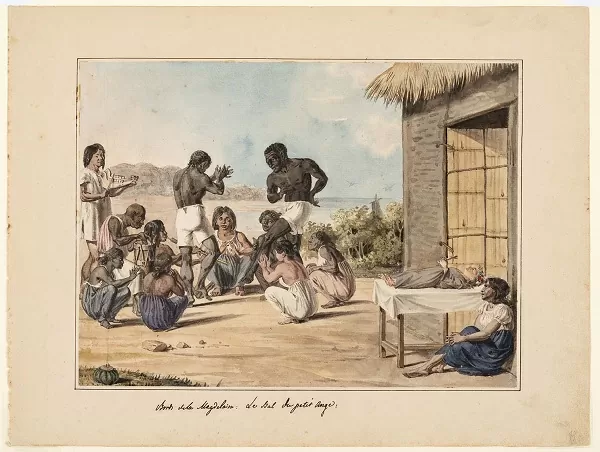 Bords de la Magdelaine. Le bal du petit ange (Orillas del Magdalena. El baile del angelito) 