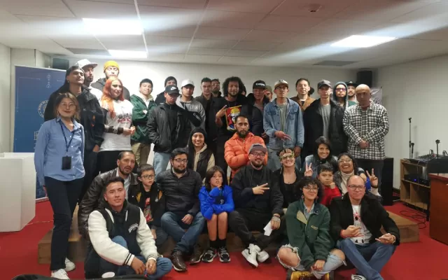 Seminario Hip Hop, pensamiento divergente y creatividad en el Centro Cultural Leopoldo López Álvarez.