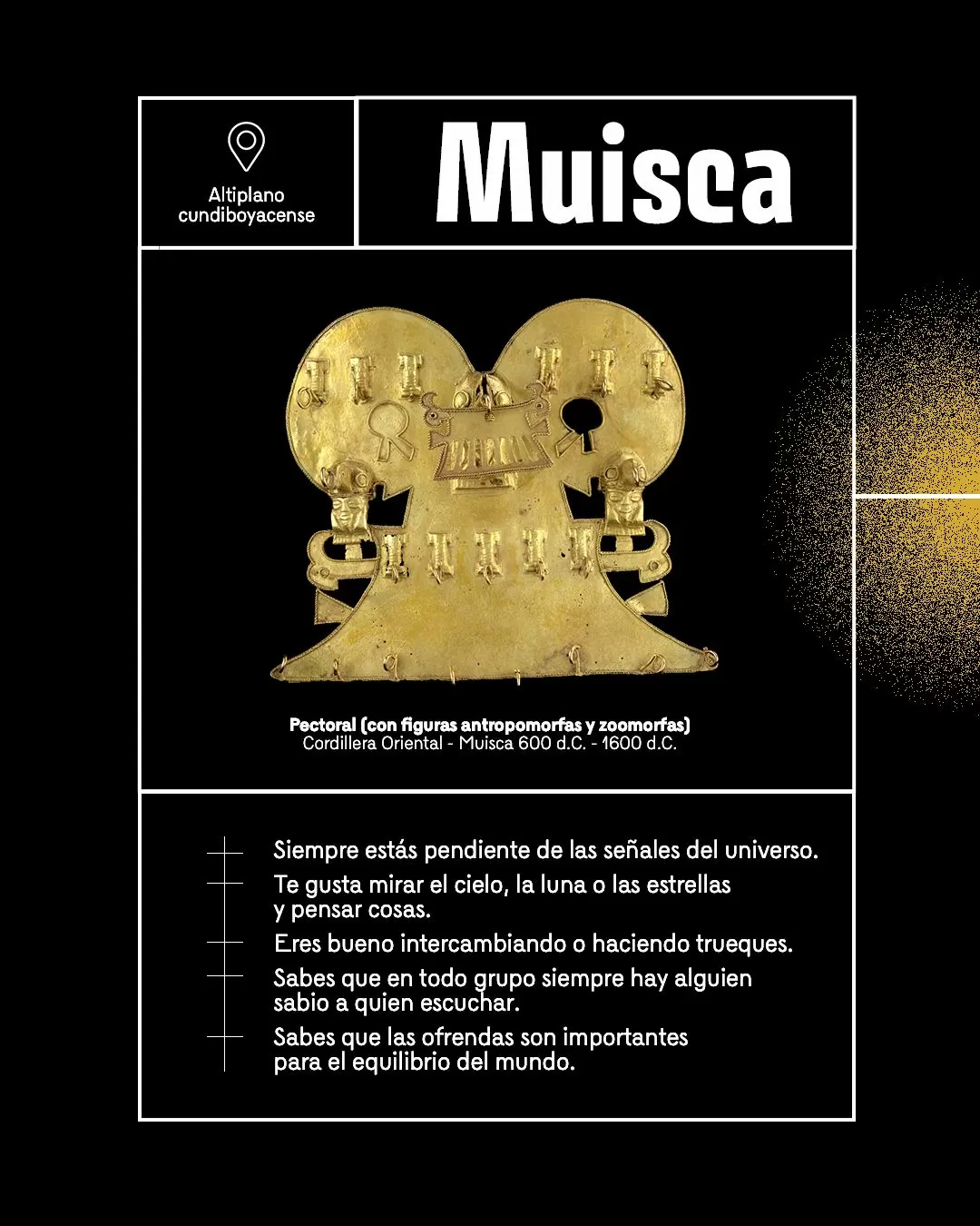 Pectoral (con figuras antropomorfas y zoomorfas)