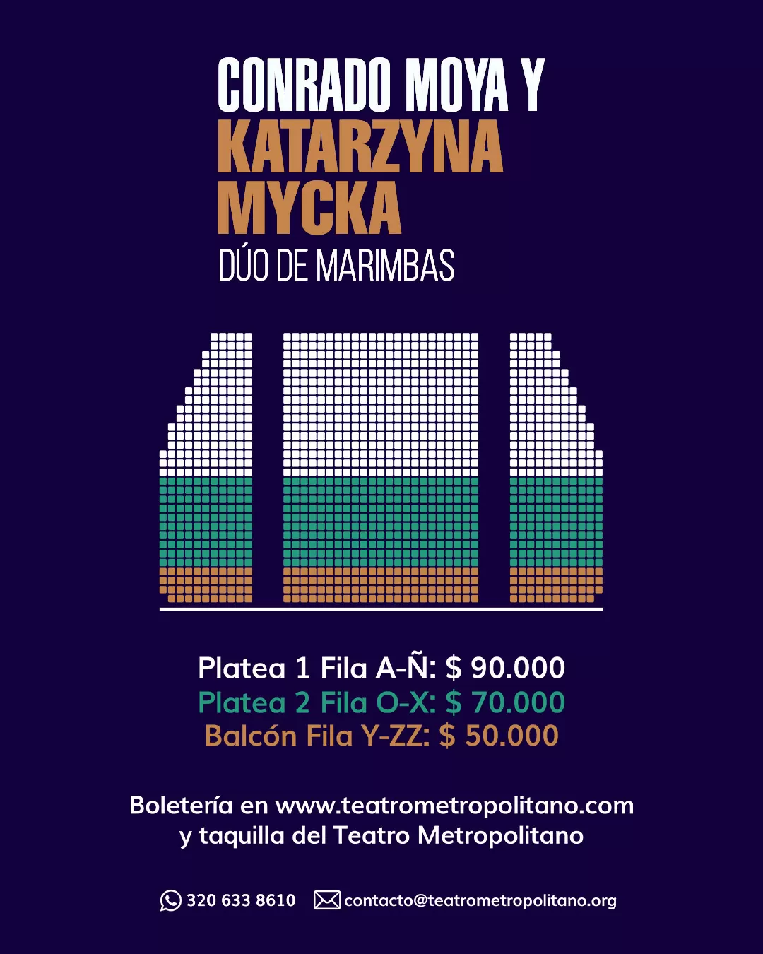 Concierto Conrado Moya y Katarzyna Mycka - Medellín -Boletería Concierto Conrado Moya y Katarzyna Mycka - Medellín -Boletería