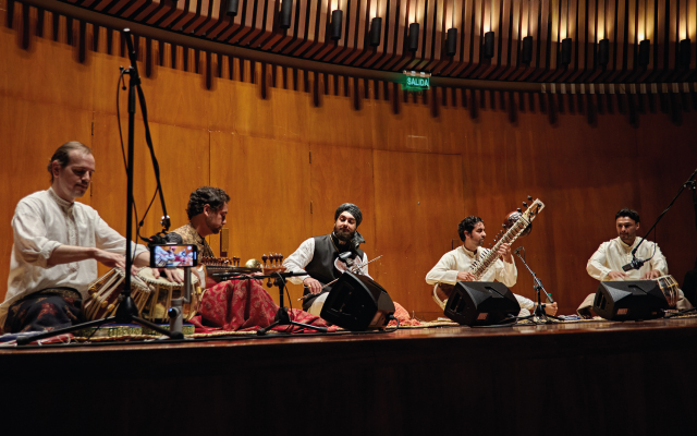 Concierto Quinteto Talim (Estados Unidos) en la Sala de Conciertos de la Biblioteca Luis Ángel Arango en Bogotá.