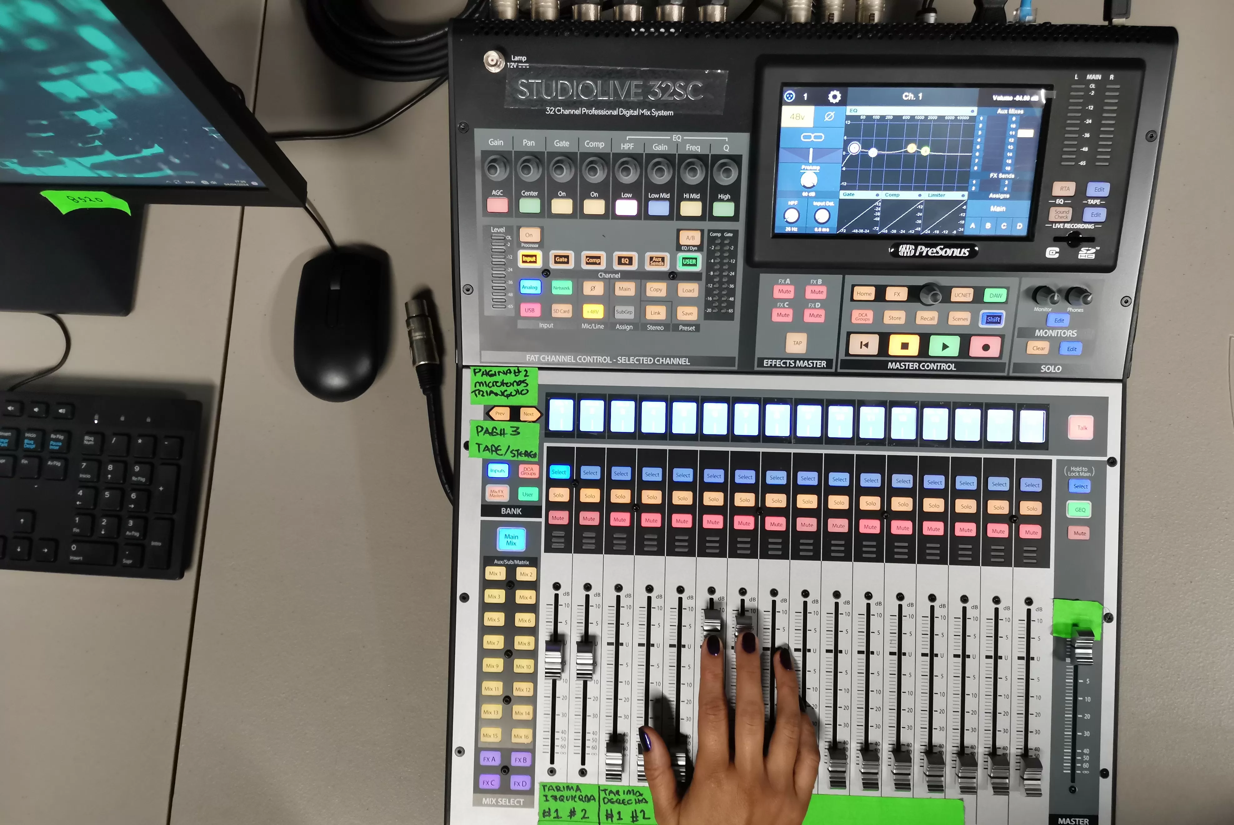 Consola de sonido