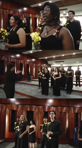 Coro Juvenil de la Red de Músicas de Medellín en la Sala Conciertos BLAA