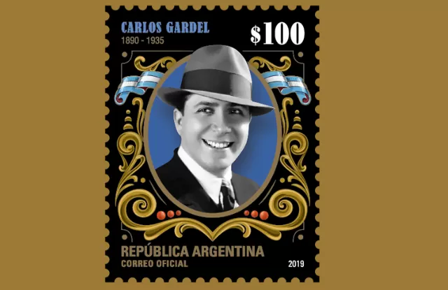 Correo Argentino y Filatelia Argentina - Carlos Gardel 2019