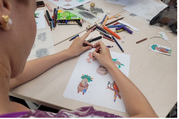 Taller familiar en el Centro Cultural de Neiva