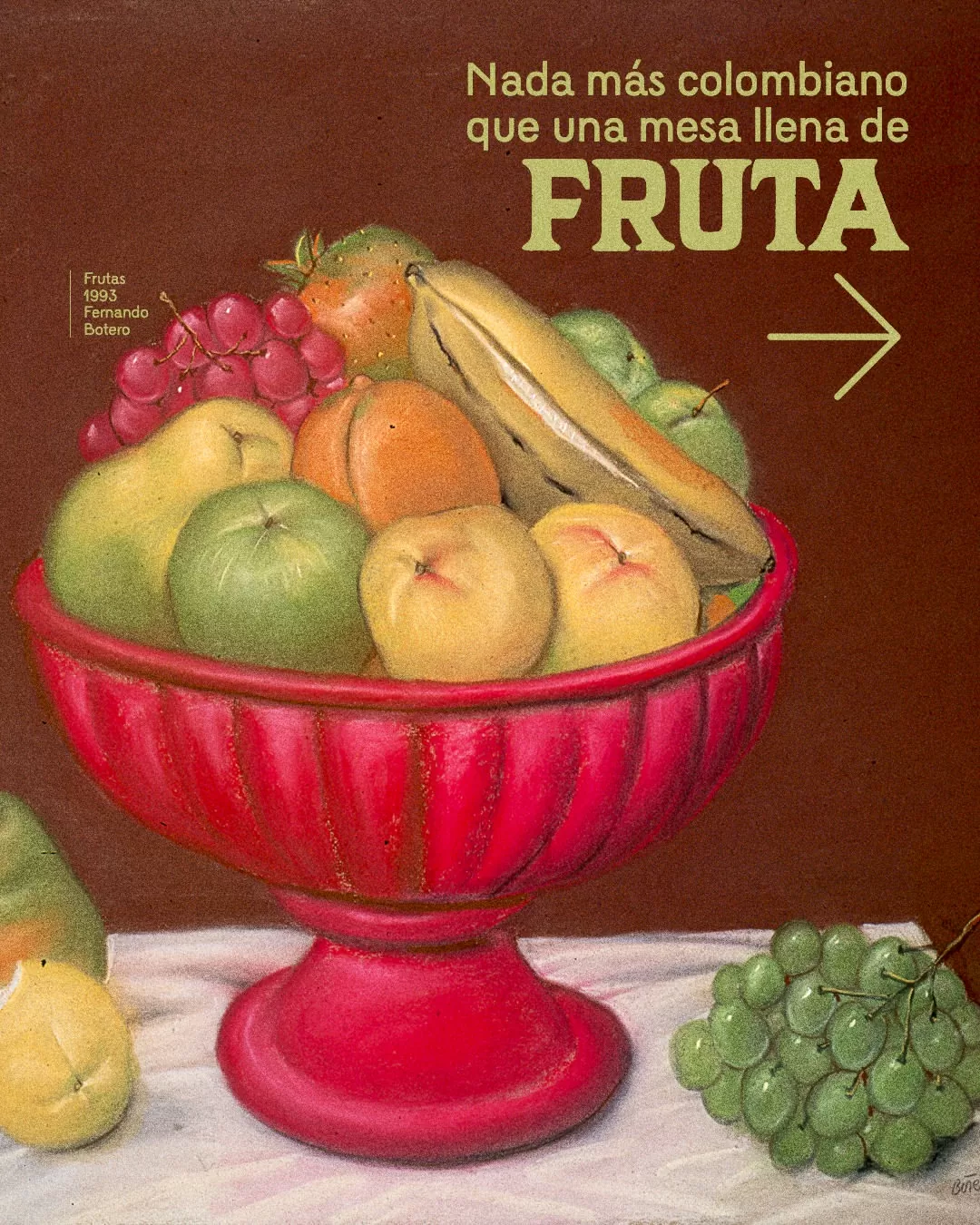 Nada más colombiano que una mesa llena de fruta.