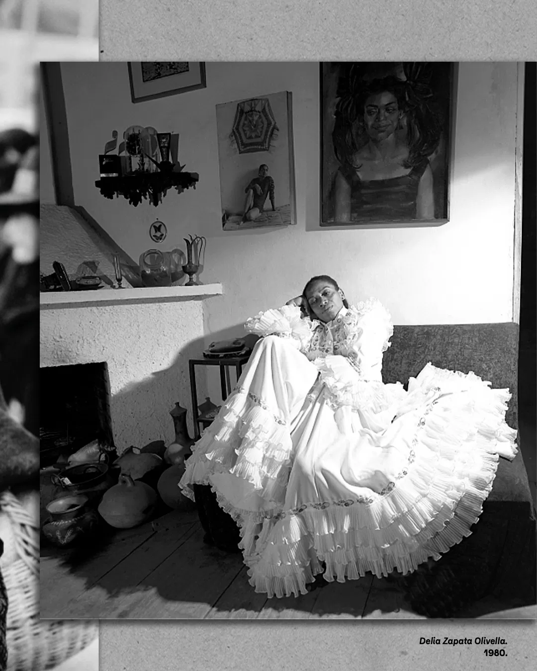 Fotografía de Delia Zapata Olivella - 1980
