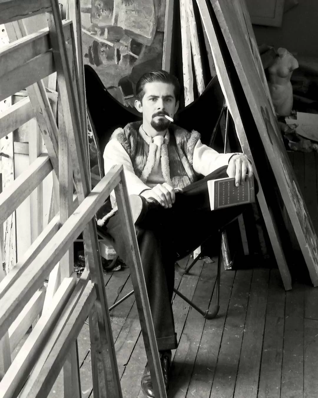 Retrato de Fernando Botero, 1960. Fotografía de Hernán Díaz.