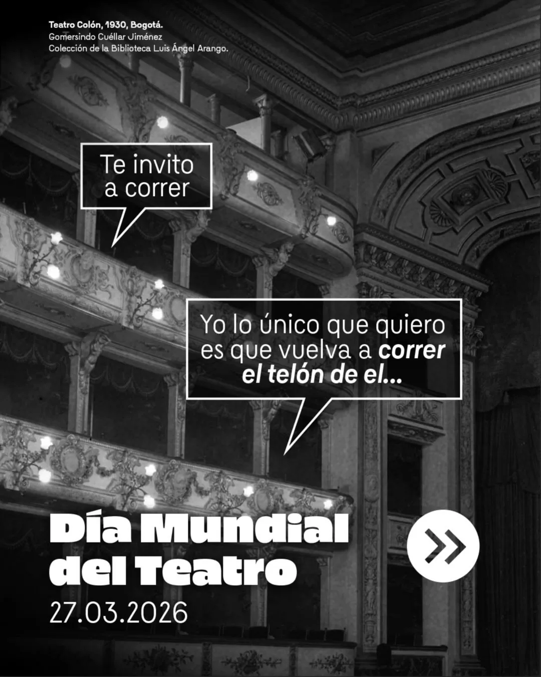 Fotografía del Teatro Colón, 1930