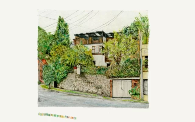 Dibujo. Lápices de colores sobre papel