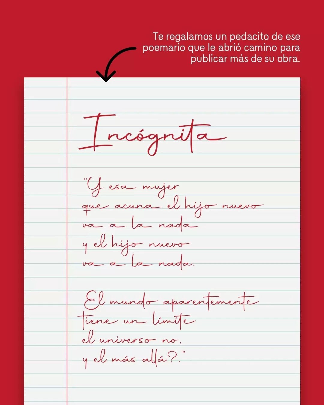 Imagen a color, de un fragmento de Incógnita, de Dorian Hoyos Parra