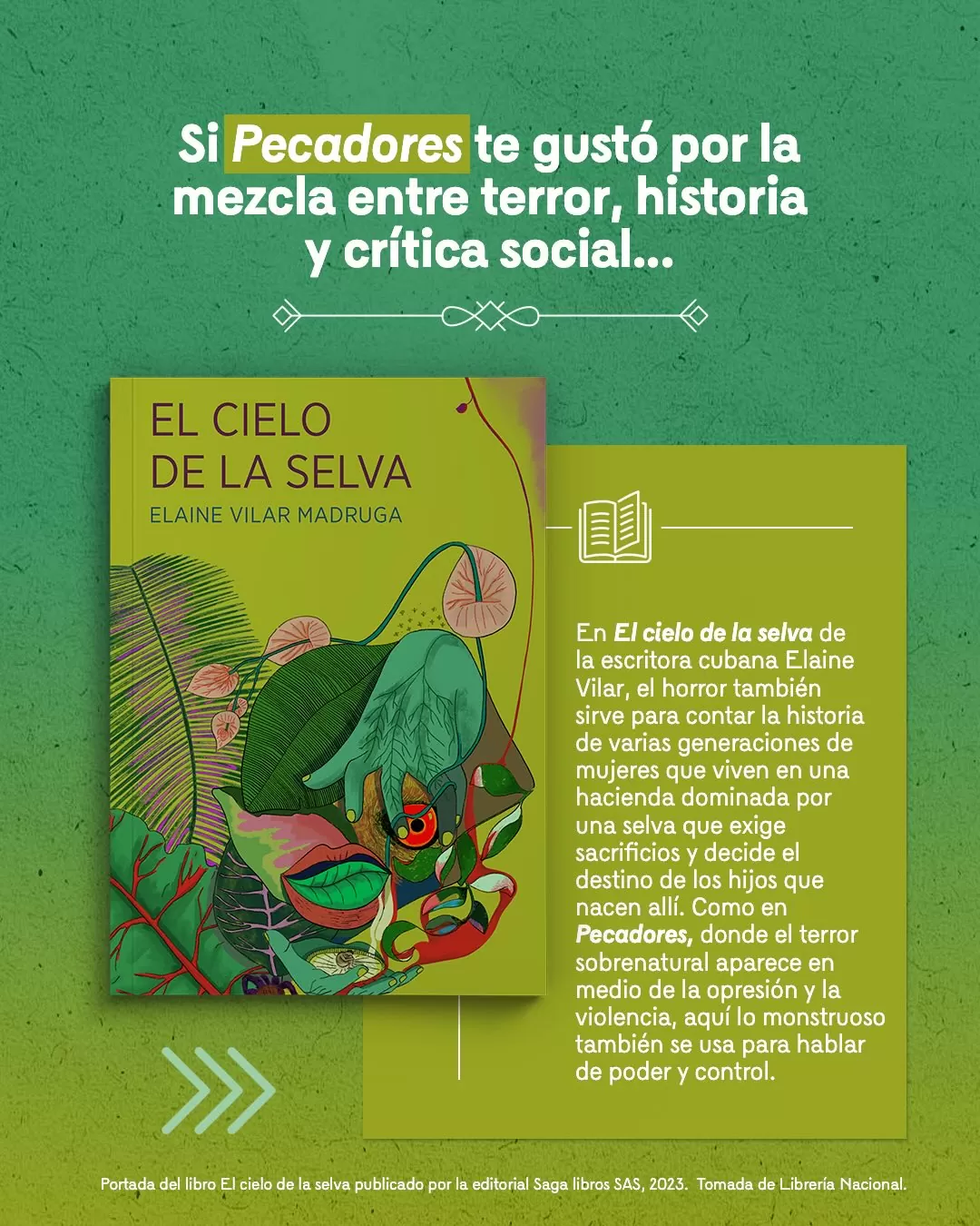 Carátula del libro El cielo de la selva de Elaine Vilar Madruga