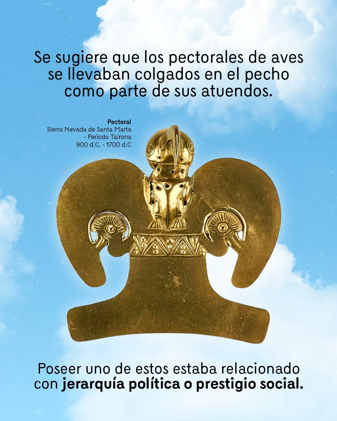 Pectoral, Sierra Nevada de Santa Marta - Periodo Tairona