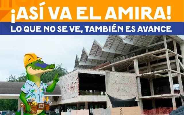 Emiro avances Teatro Amira de la Rosa