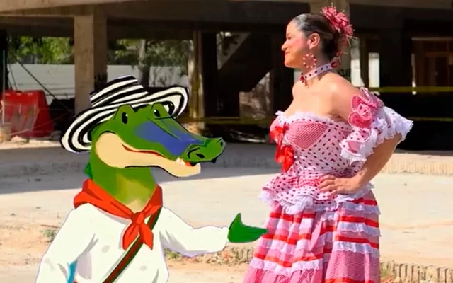 Emiro en Carnaval y Sandra Escudero