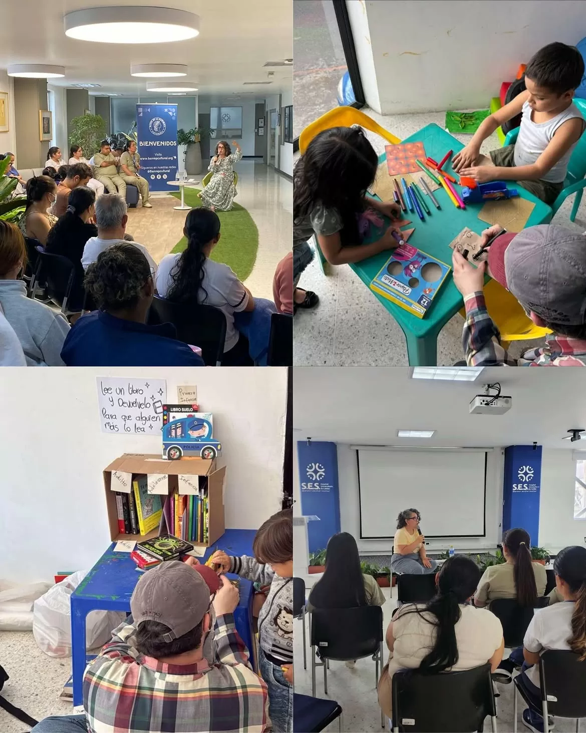 Actividades culturales desarrolladas por el Centro Cultural de Manizales.