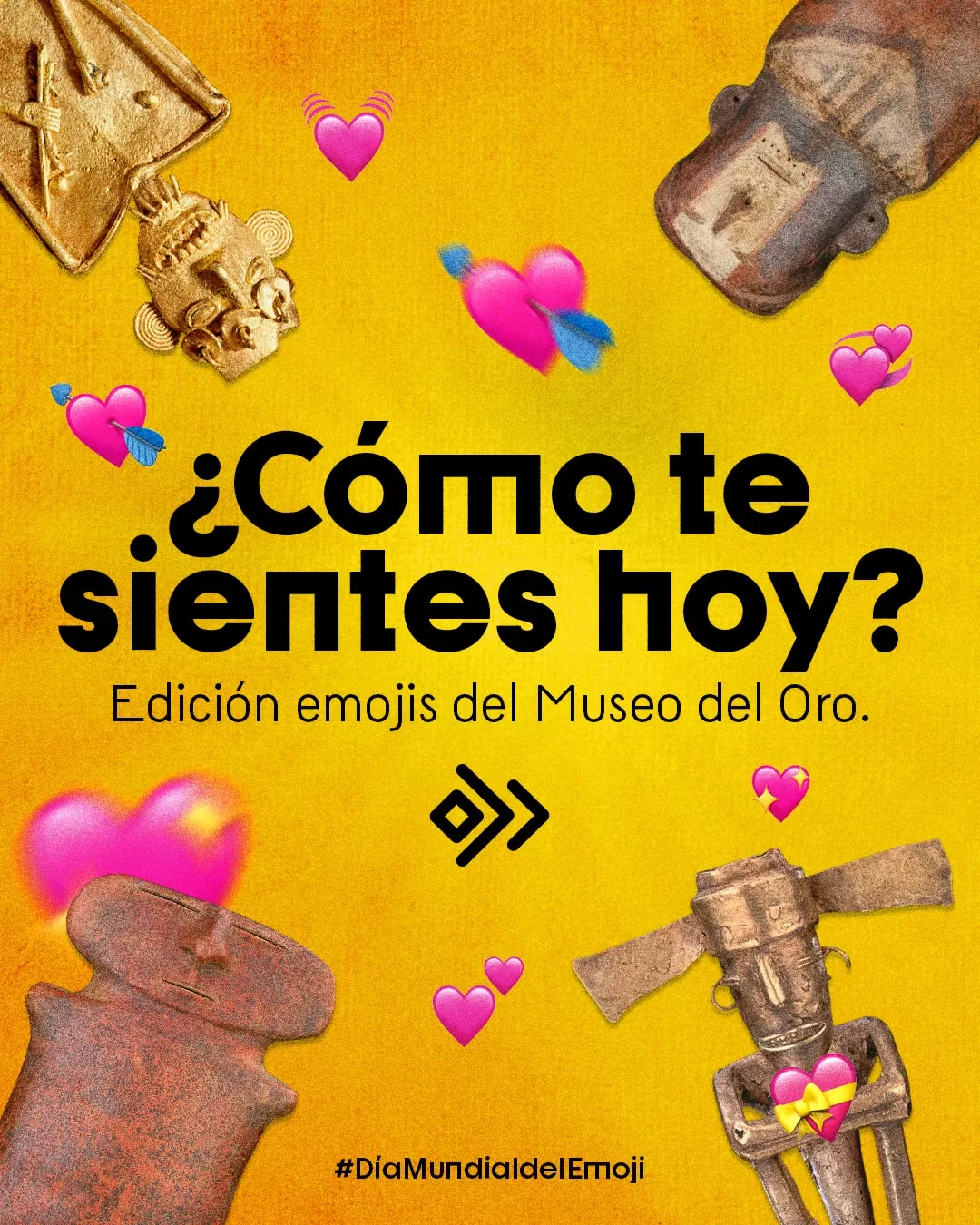 ¿Cómo te sientes hoy? Edición emojis del Museo del Oro.